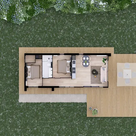 Ferienhaus Cozy Riverside Escape *